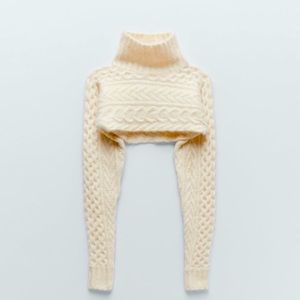 ZARA CABLE KNIT SWEATER